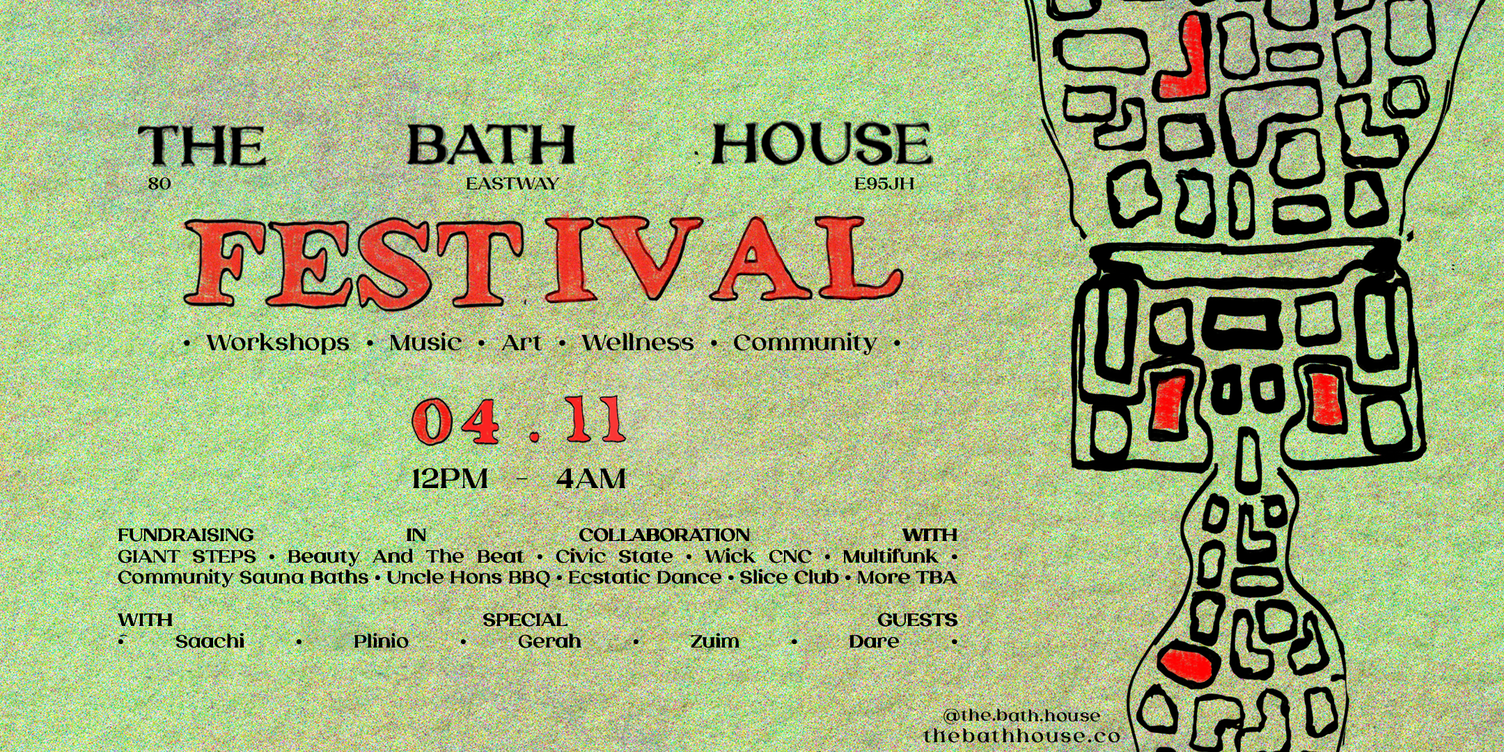 The Bath House Festival with Friends at The Bath House, London