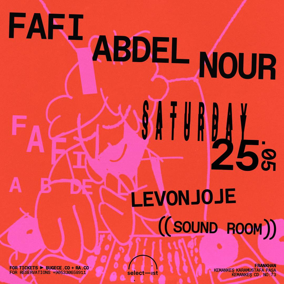 Fafi Abdel Nour + LevonJoje - フライヤー表