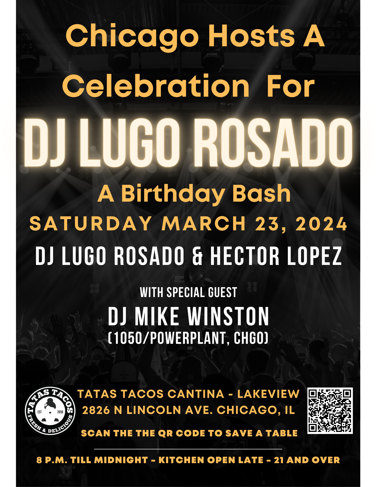 Chicago Hosts A Celebration For DJ Lugo Rosado's Birthday Bash - フライヤー表