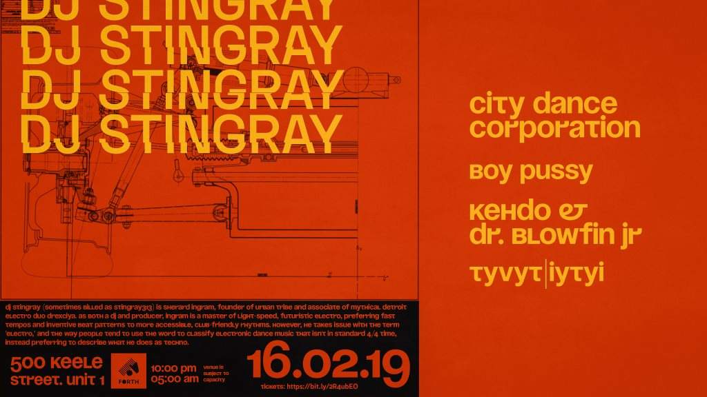 Forth: DJ Stingray, City Dance Corporation, Boy Pussy, Kehdo - Página frontal
