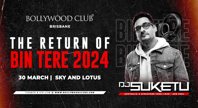 Bollywood Club -India's Favourite DJ Suketu at Sky and Lotus, Brisbane - Página trasera