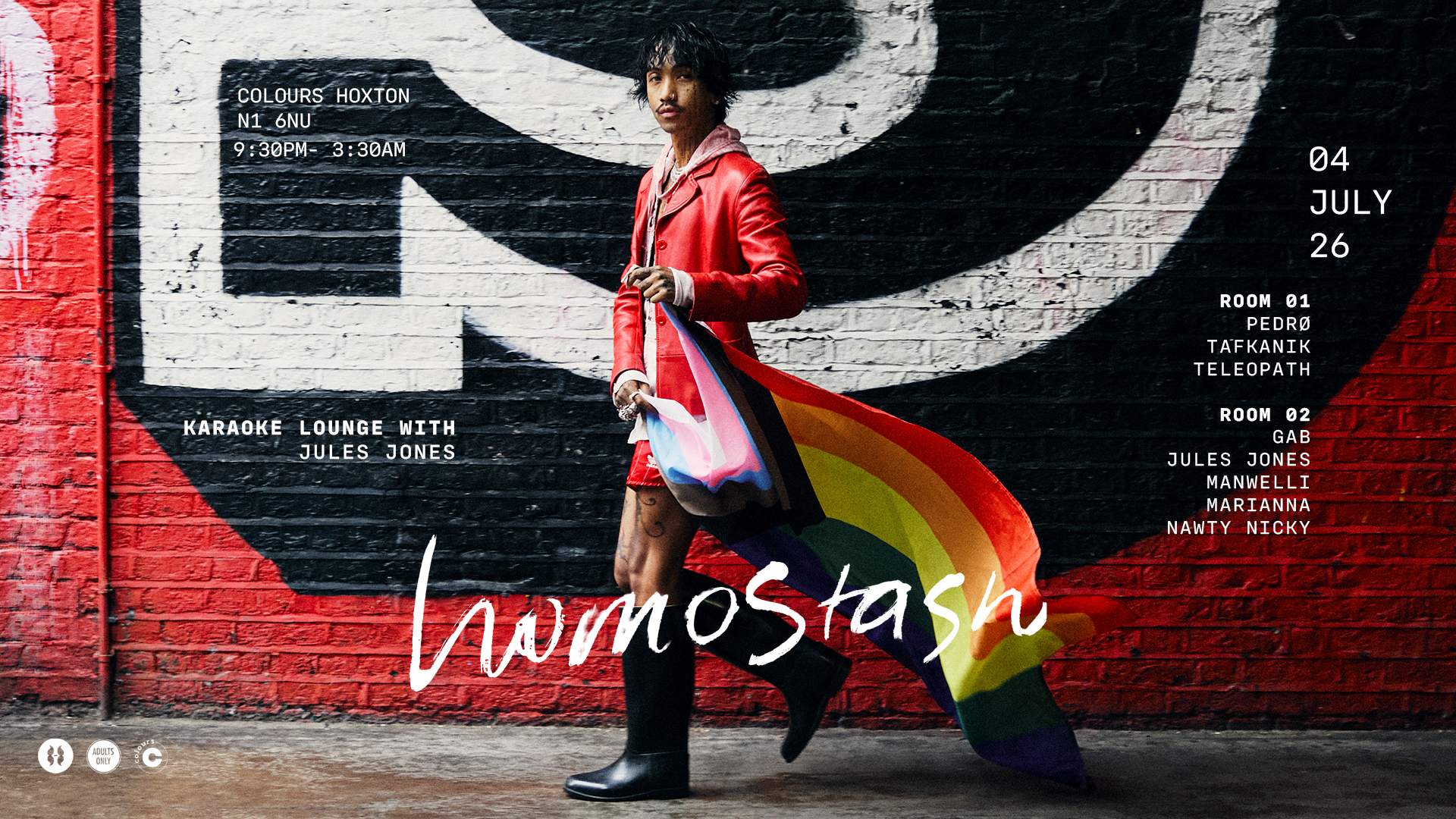 HOMOSTASH PRIDE RAVE cover