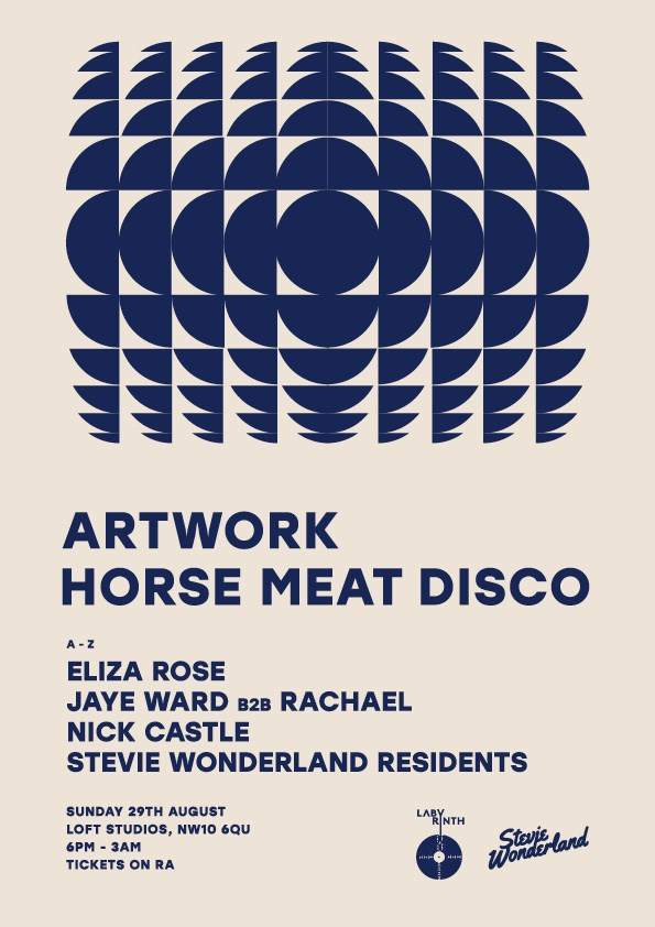 Labyrinth x Stevie Wonderland: Artwork, Horse Meat Disco & More at Loft Studios - Página frontal