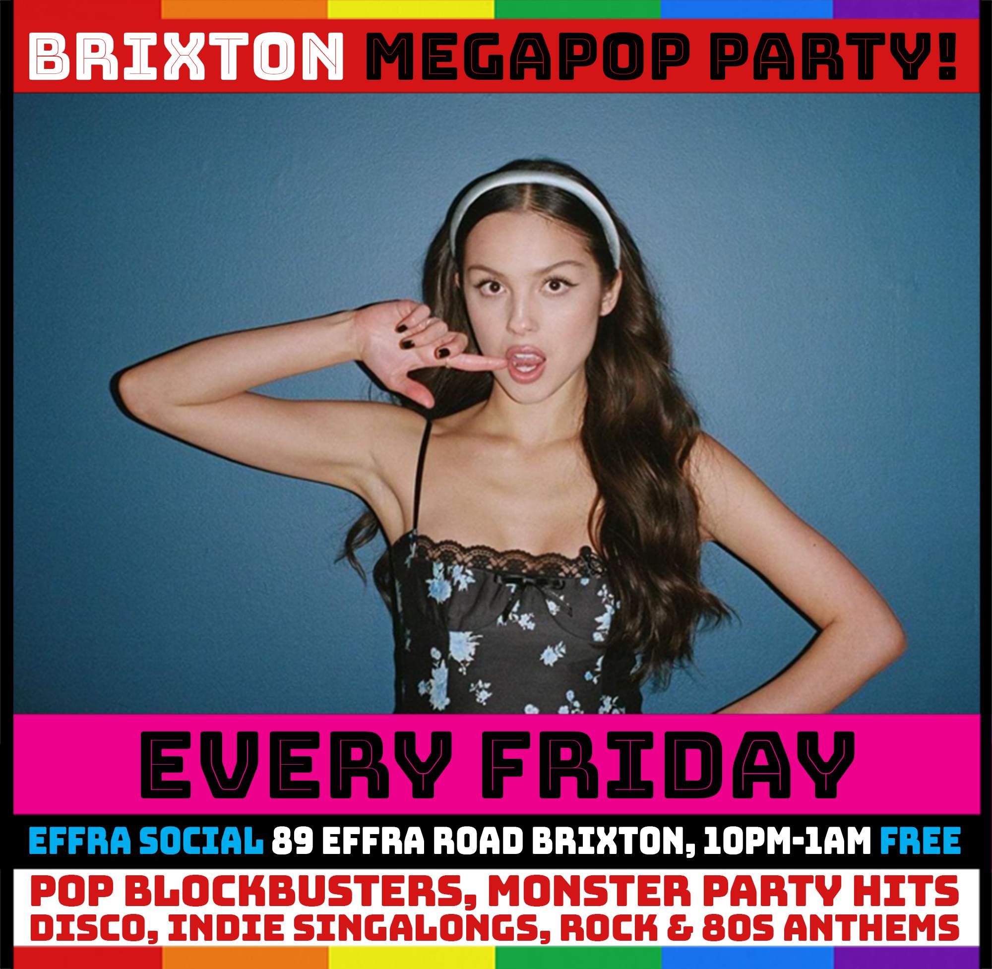 The Big Brixton MegaPop Party - Página trasera