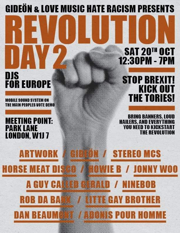 Revolution Day 2 - Stop Brexit - Página frontal