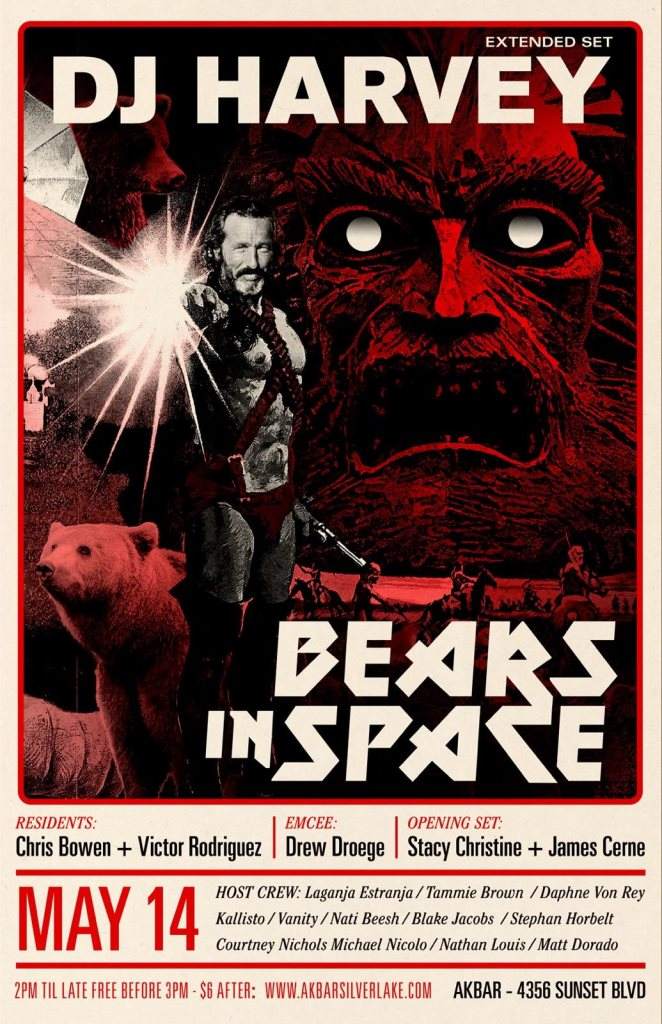 Bears In Space with DJ Harvey - Página trasera