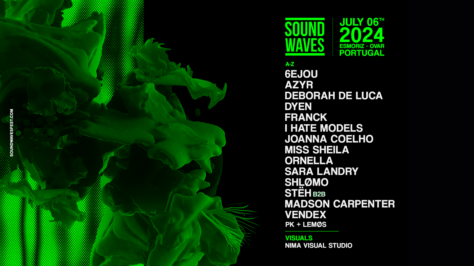 Sound Waves 2024 - フライヤー表