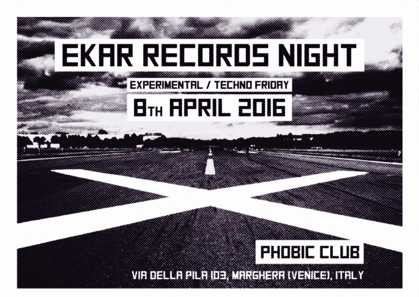 Ekar Records Night - Página frontal