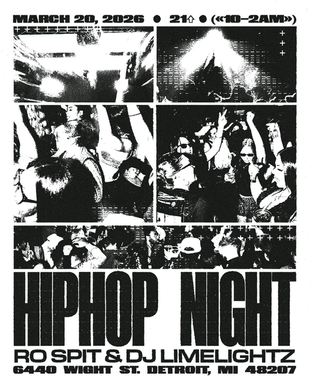 HIPHOP NIGHT: RO SPIT & DJ LIMELIGHTZ (CLUB BANGERS ALL NIGHT) at