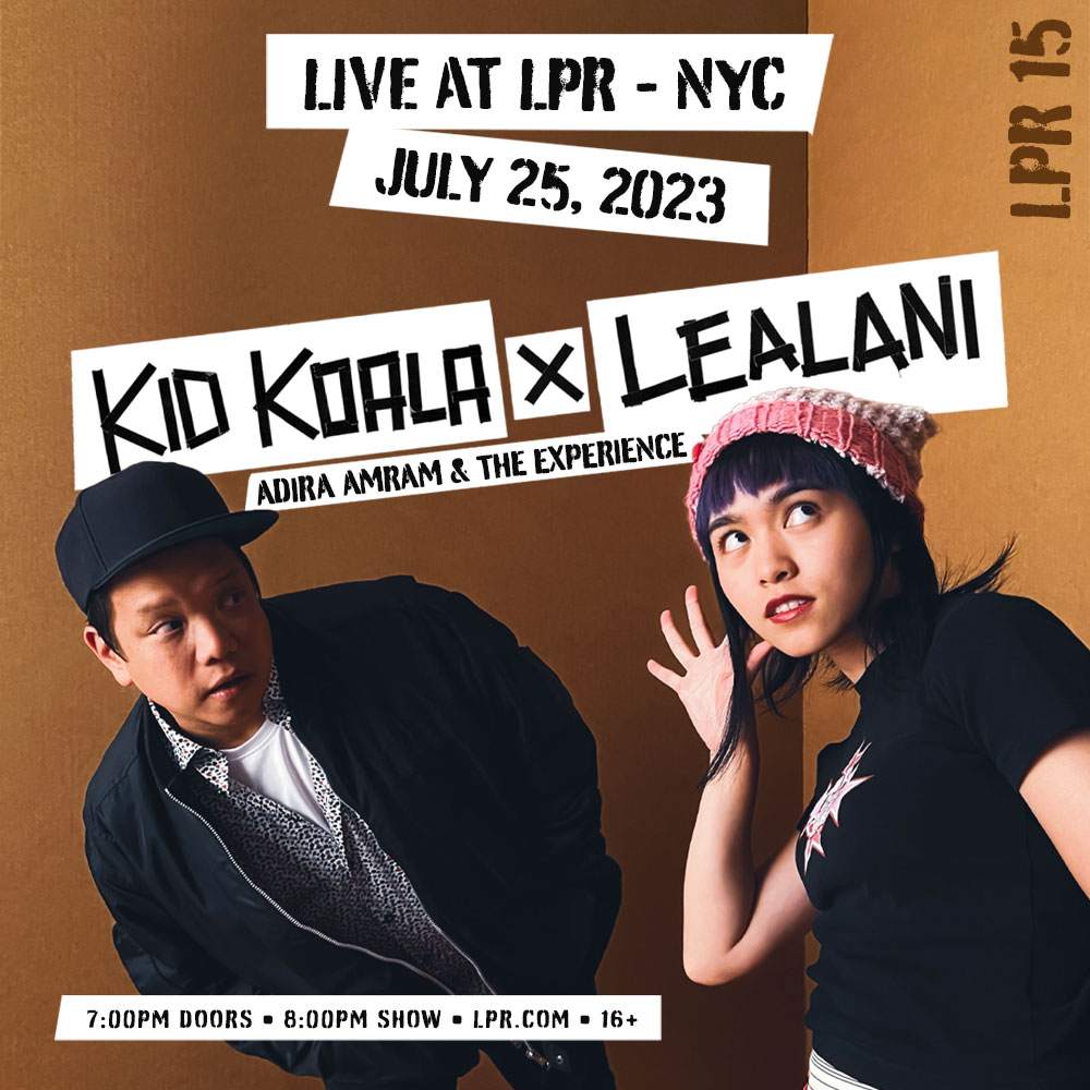 Kid Koala x Lealani - フライヤー表