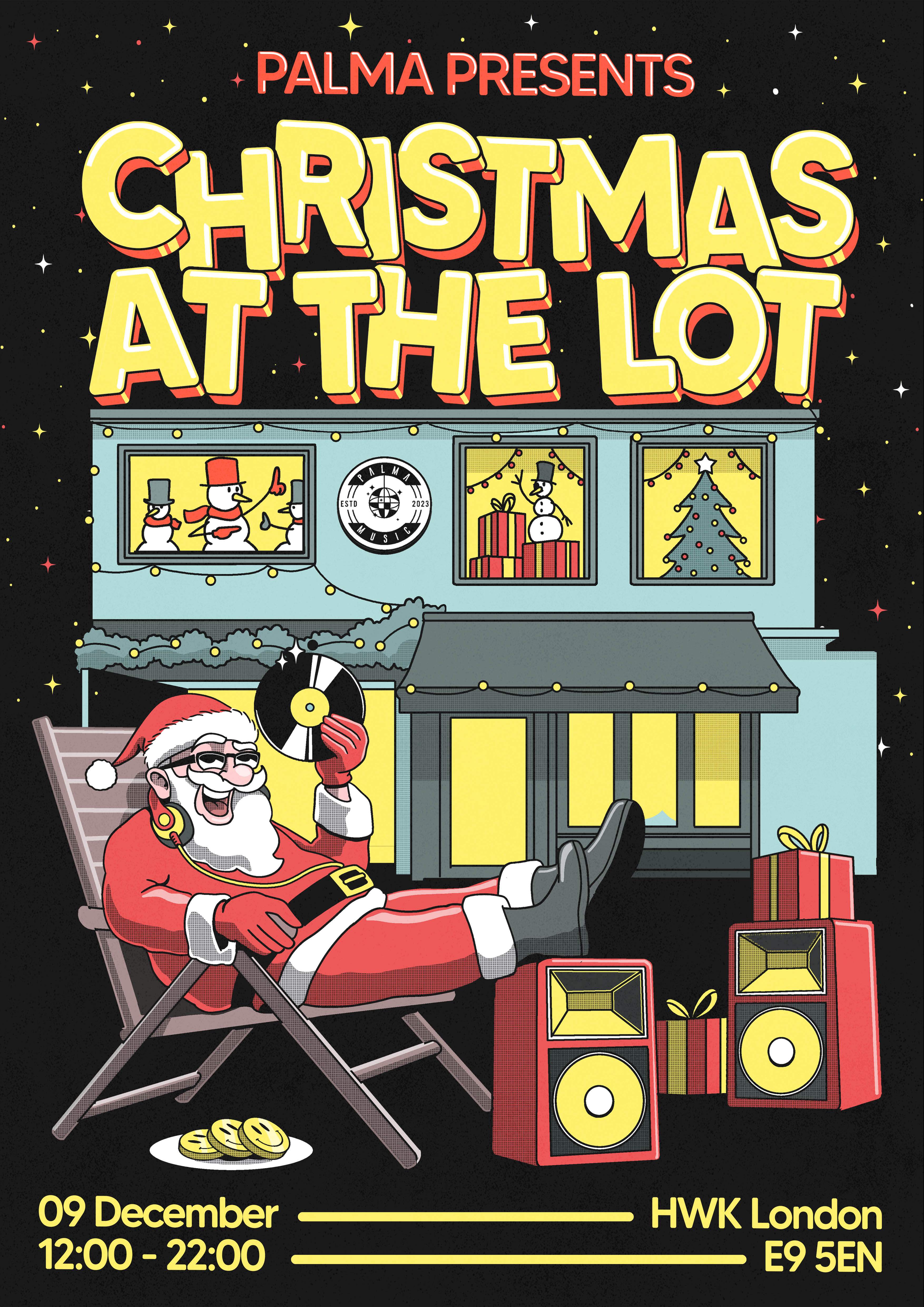 [SOLD OUT] Palma Presents: Christmas at the Lot - フライヤー表