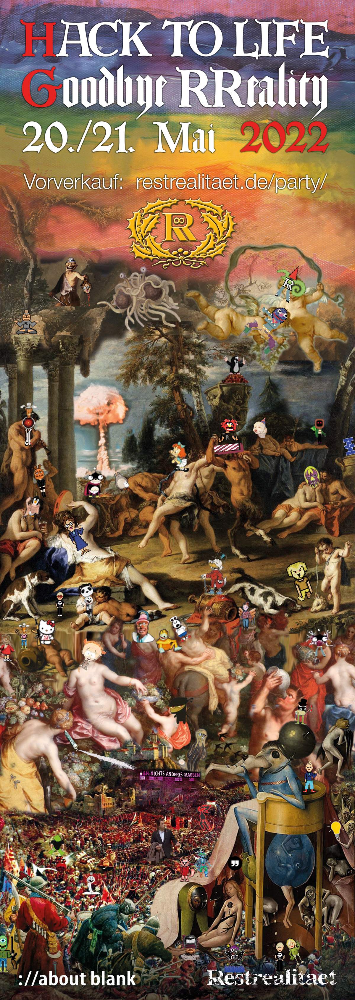 HACK TO LIFE 🪓 Goodbye RReality at ://about blank, Berlin