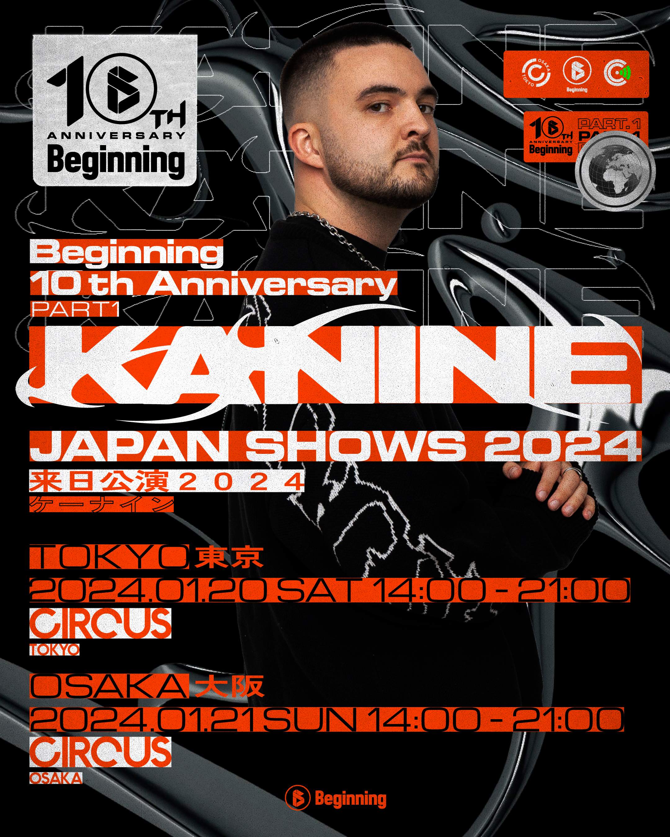 Kanine Osaka Show - フライヤー表