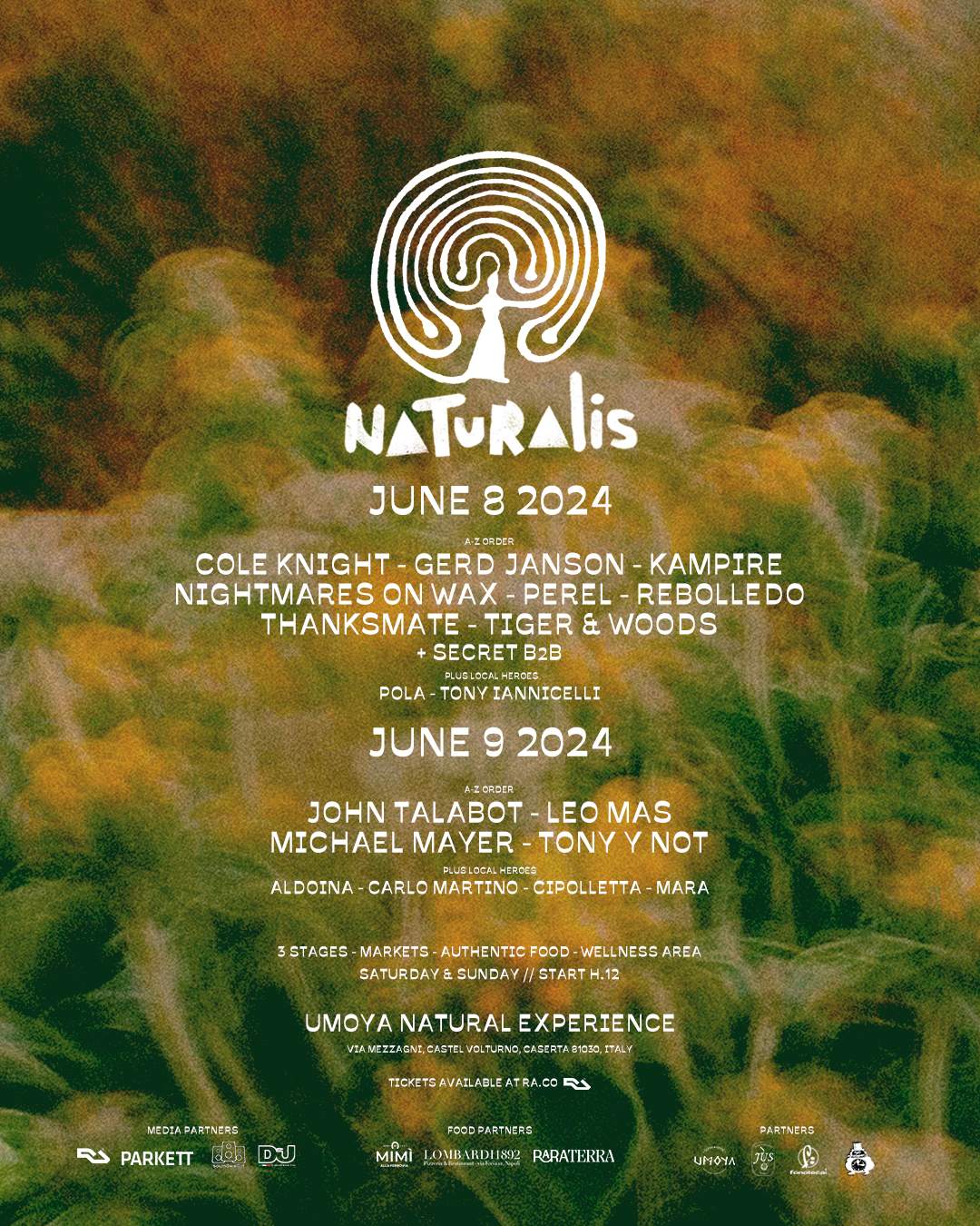 Naturalis Fest Napoli - フライヤー表