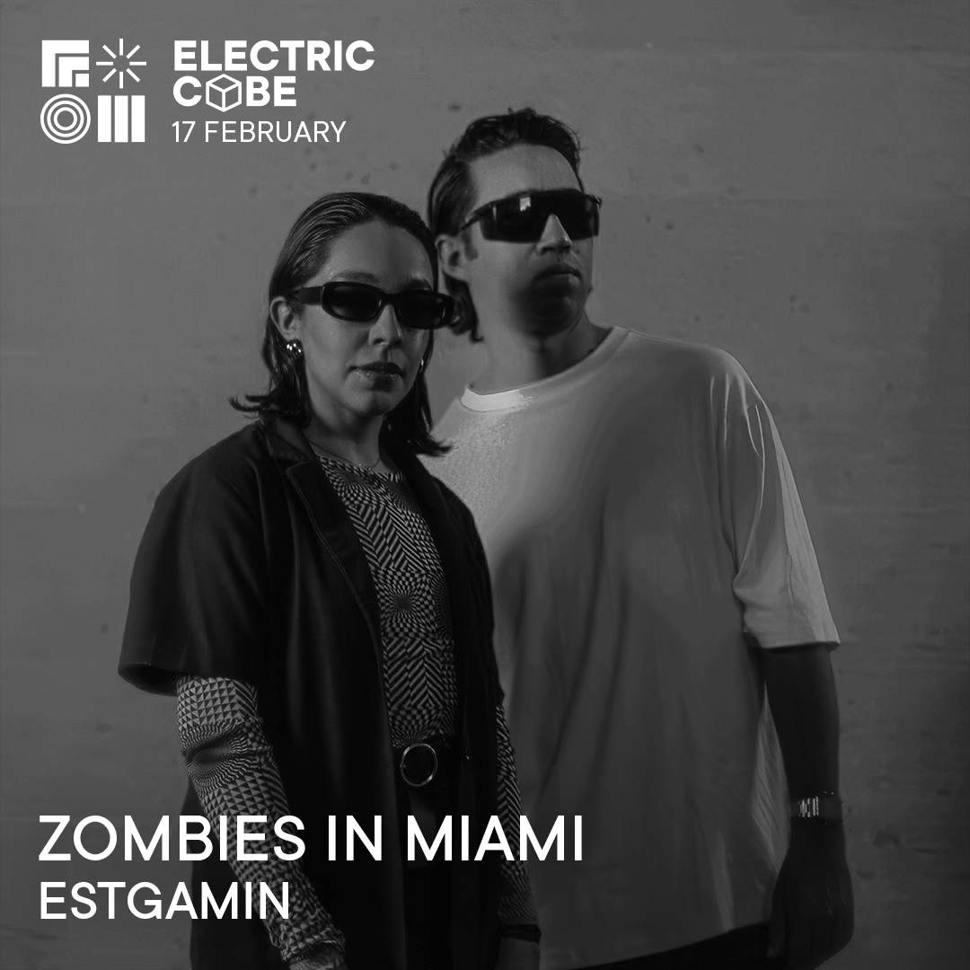 FOMO: Electric Cube I Zombies In Miami - フライヤー表