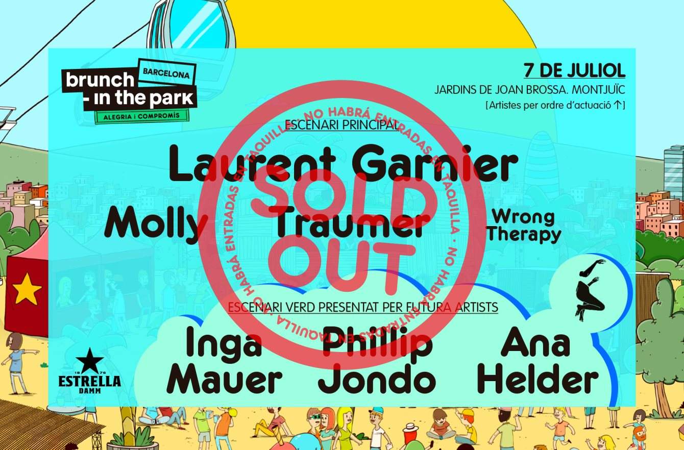 ***SOLD OUT*** Brunch -In the Park #2: Laurent Garnier, Molly, Traumer, Inga Mauer + - Página trasera