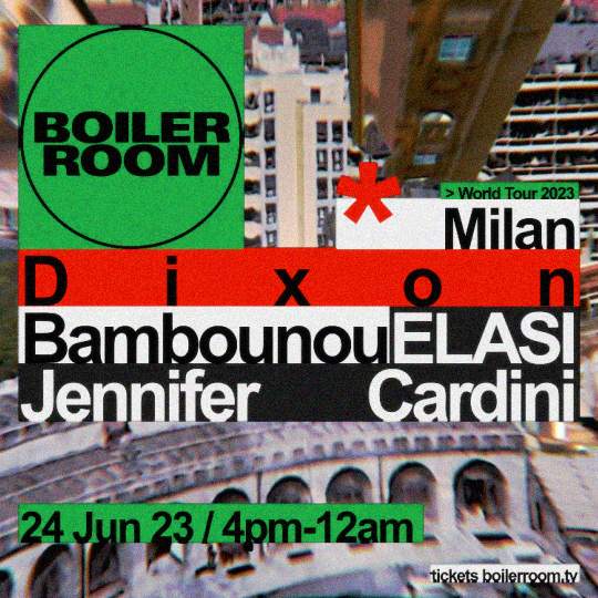 Boiler Room: Milan - Saturday - フライヤー表
