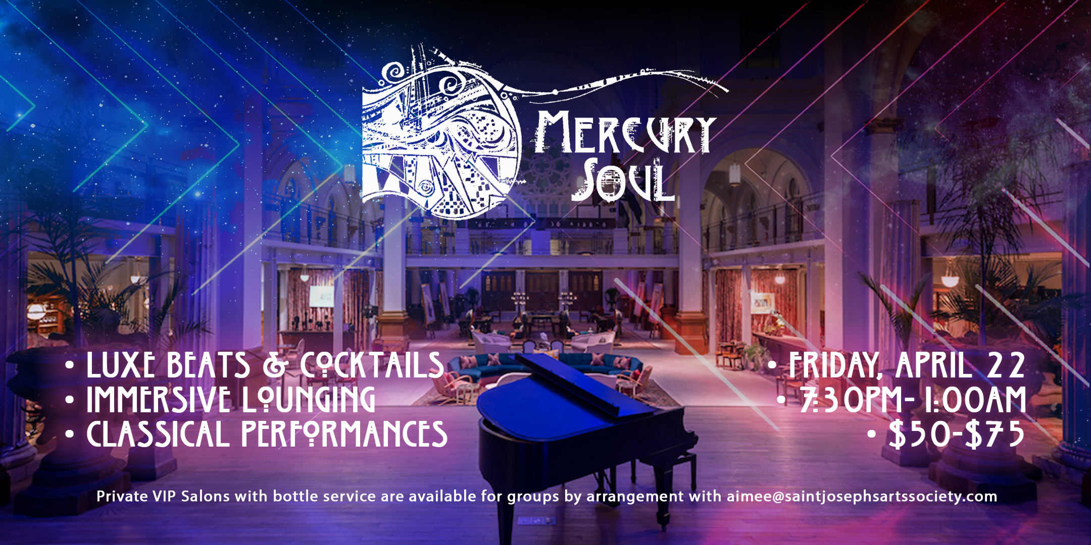 Mercury Soul at Saint Joseph's - フライヤー表