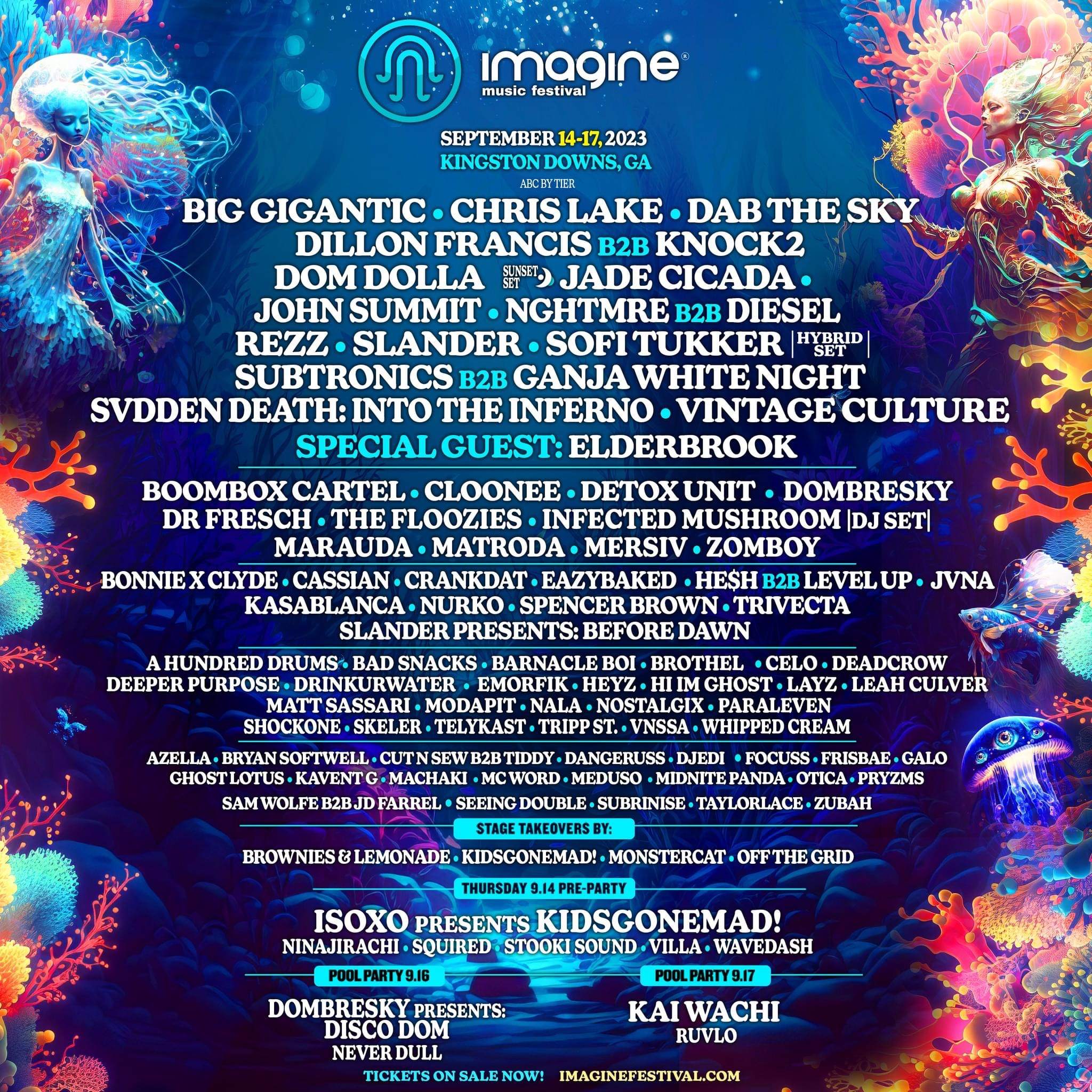 Imagine Music Festival 2023 Promo Code ENCORE at TBA Kingstown