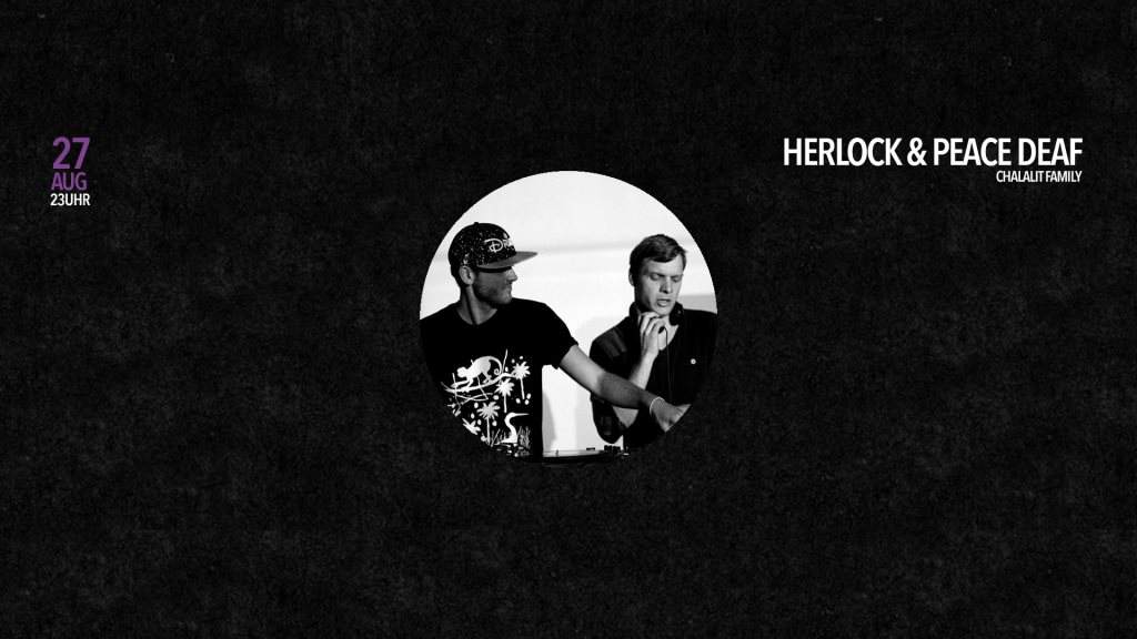 Herlock & Peace Deaf - フライヤー表