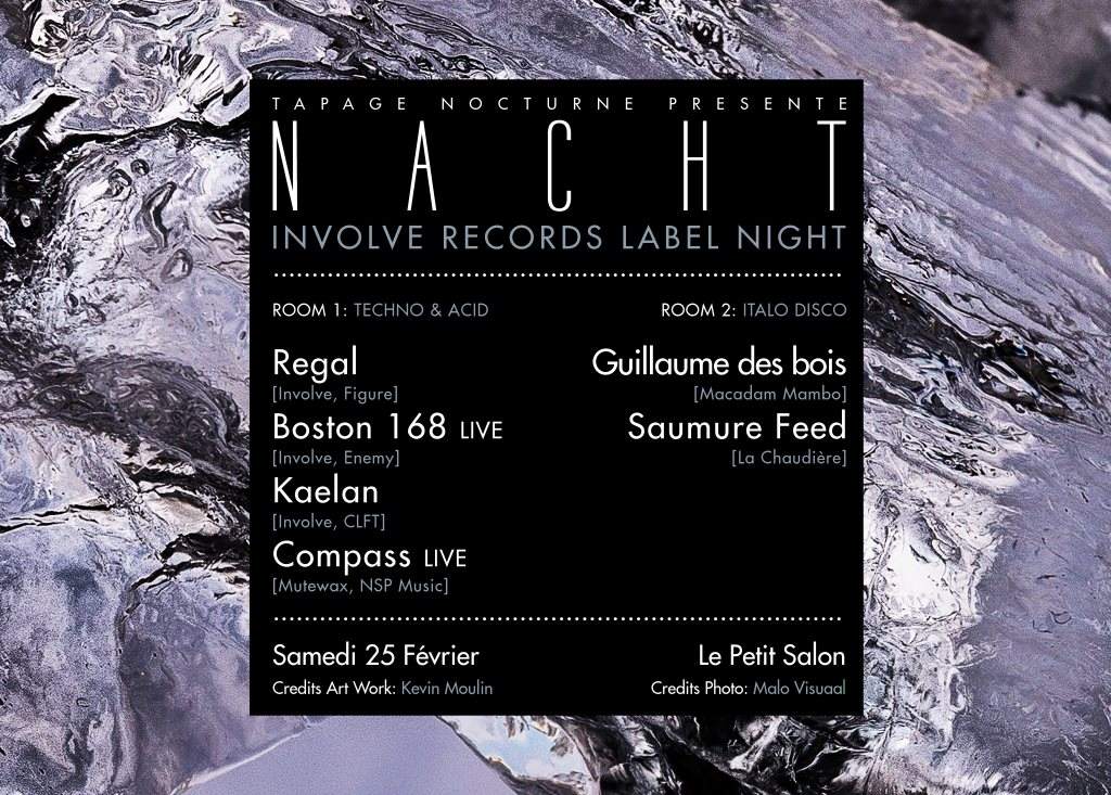 Tapage Nocturne - Regal, Boston 168 & Kaelan - Nacht - Página frontal