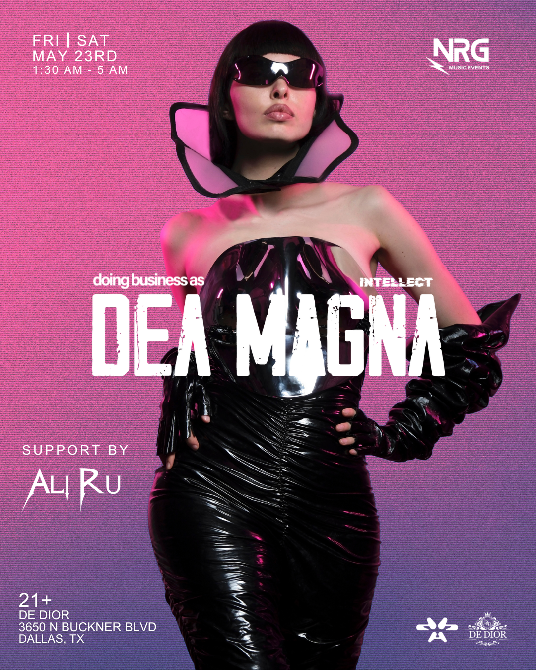 doing business as INTELLECT: DEA MAGNA & ALI RU at TBA - DeDior, Dallas ...