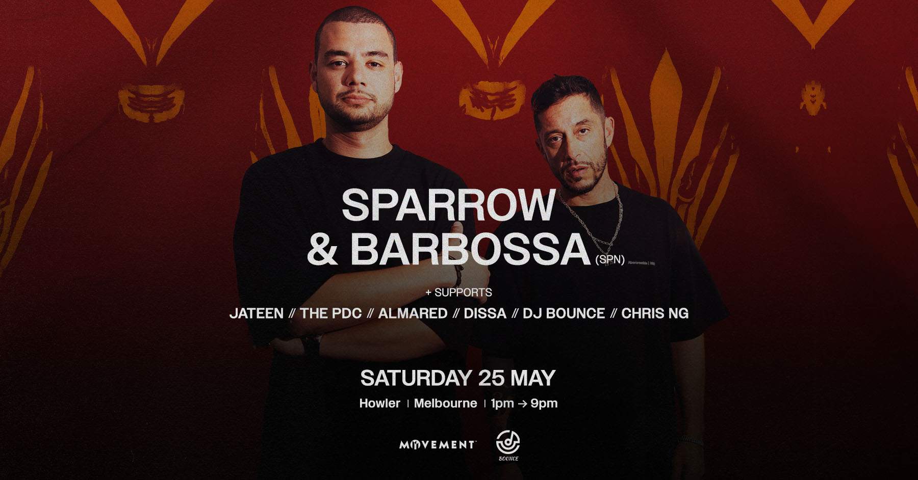 Sparrow & Barbossa Live - Página frontal