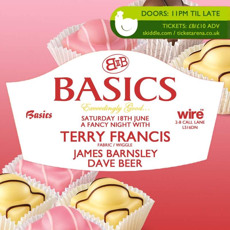 Back To Basics: A Fancy Night with Terry Francis - フライヤー表