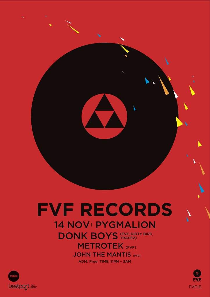 Fvf present Donk Boys, Metrotek & John The Mantis - フライヤー表