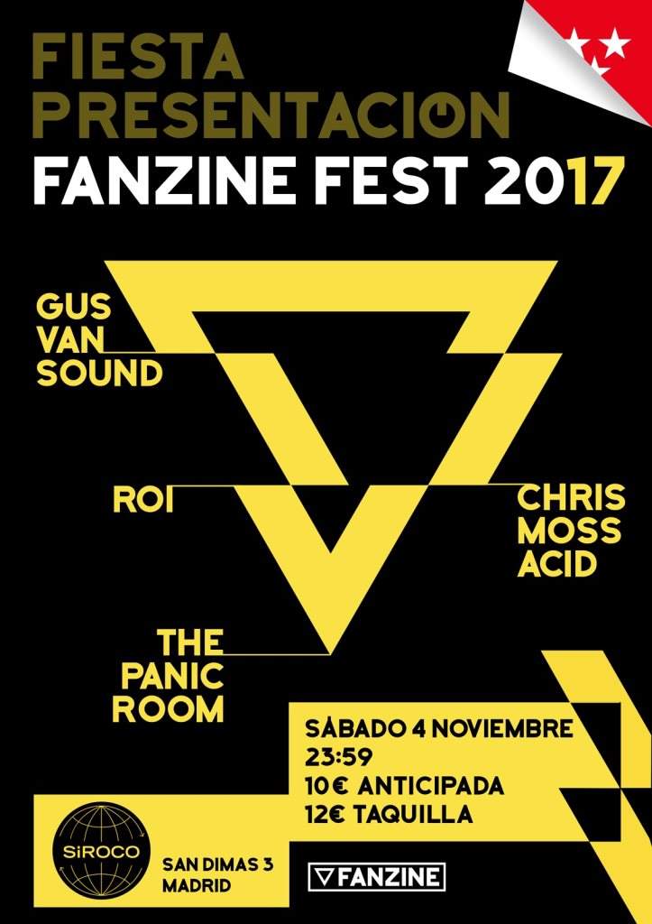 Fiesta presentación Fanzine Fest 2017 - フライヤー表