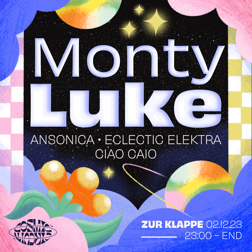 Cosmic Circuit with Monty Luke - フライヤー裏