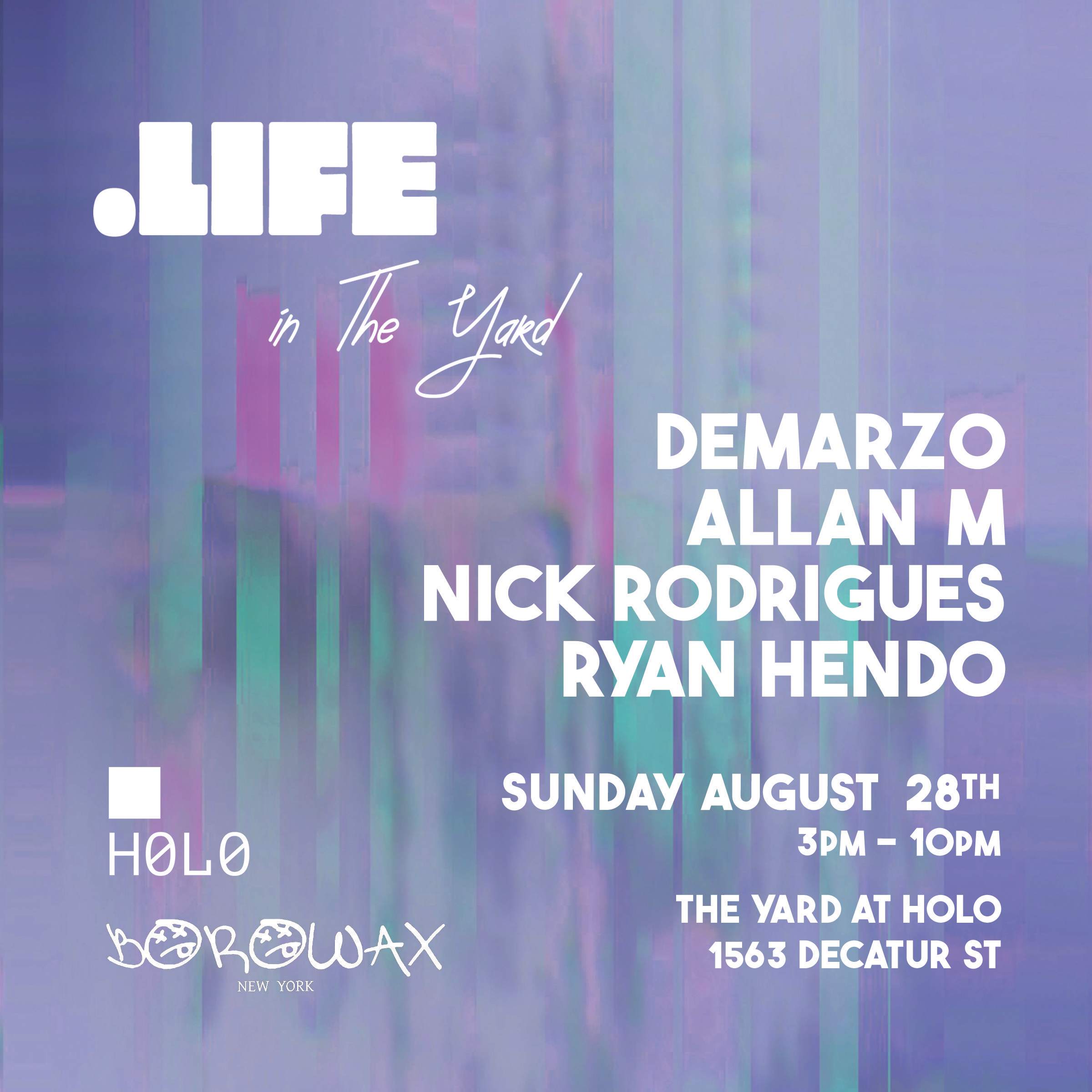 LIFE in The Yard with DeMarzo, Allan M, Nick Rodrigues and Ryan Hendo - Página frontal