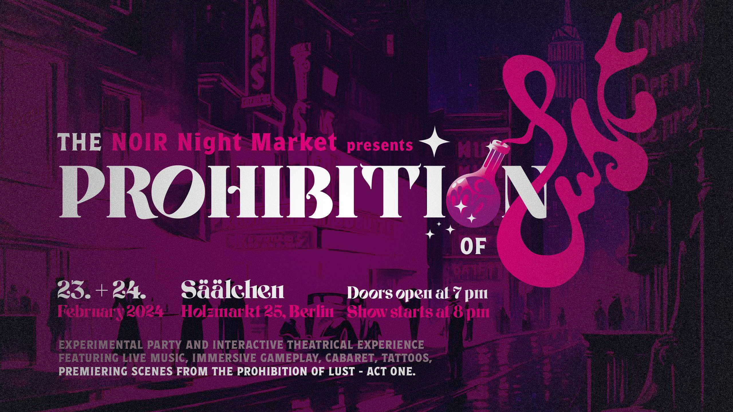 NOIR Night Market presents: The Prohibition of Lust [DAY 2] - Página frontal