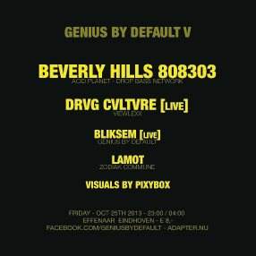 Genius BY Default 5 with Beverly Hills 808303 & Drvg Cvltvre ao - Página trasera