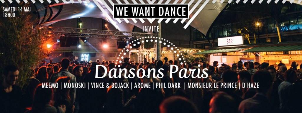 Open Air: We Want Dance & Dansons Paris x Wanderlust - Página frontal