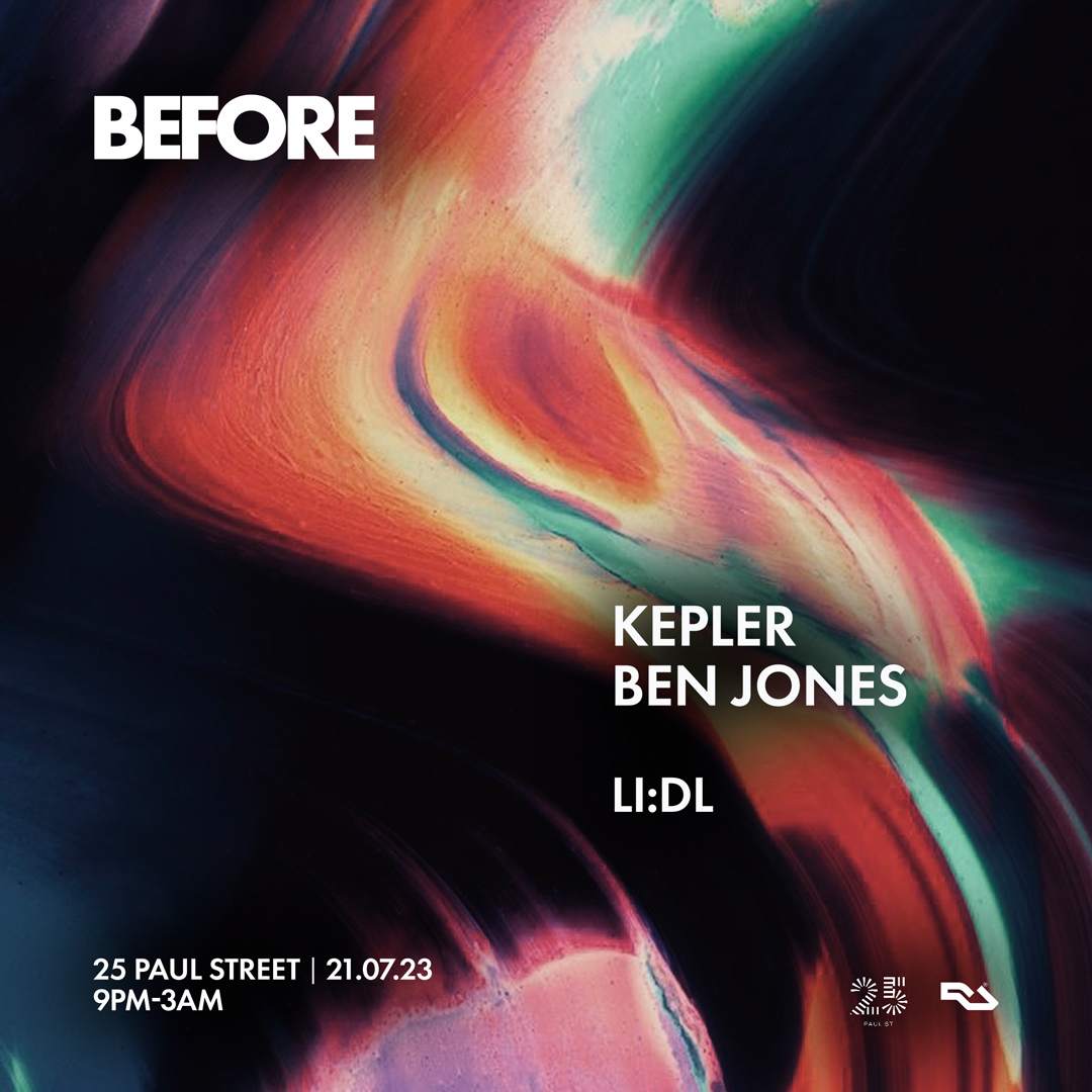 BASEMENT 25 : BEFORE with Kepler & Ben Jones - Página frontal