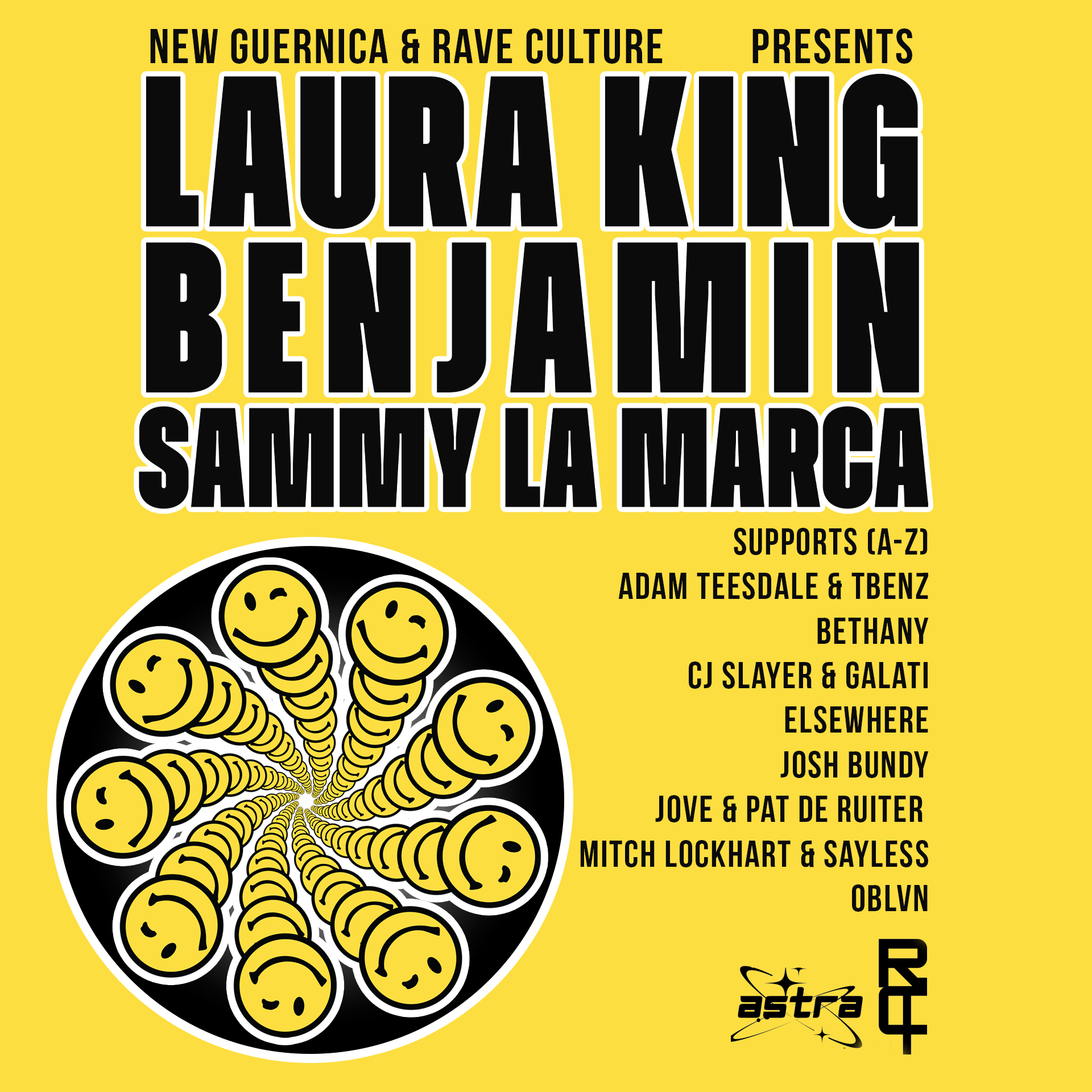 New Guernica presents Laura King - KINGS (BDAY) WEEKEND - フライヤー表