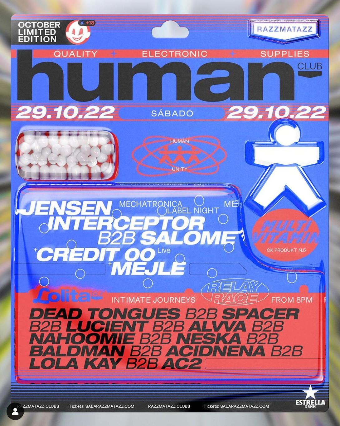 HUMAN presents: Jensen Interceptor b2b Salome, Neska at Human Club ...