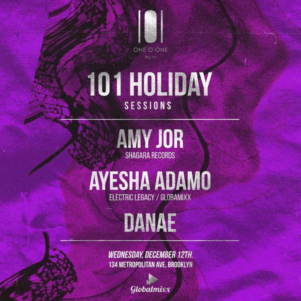 101 Holiday Sessions - Amy Jor / Ayesha Adamo / DANAE - Página frontal