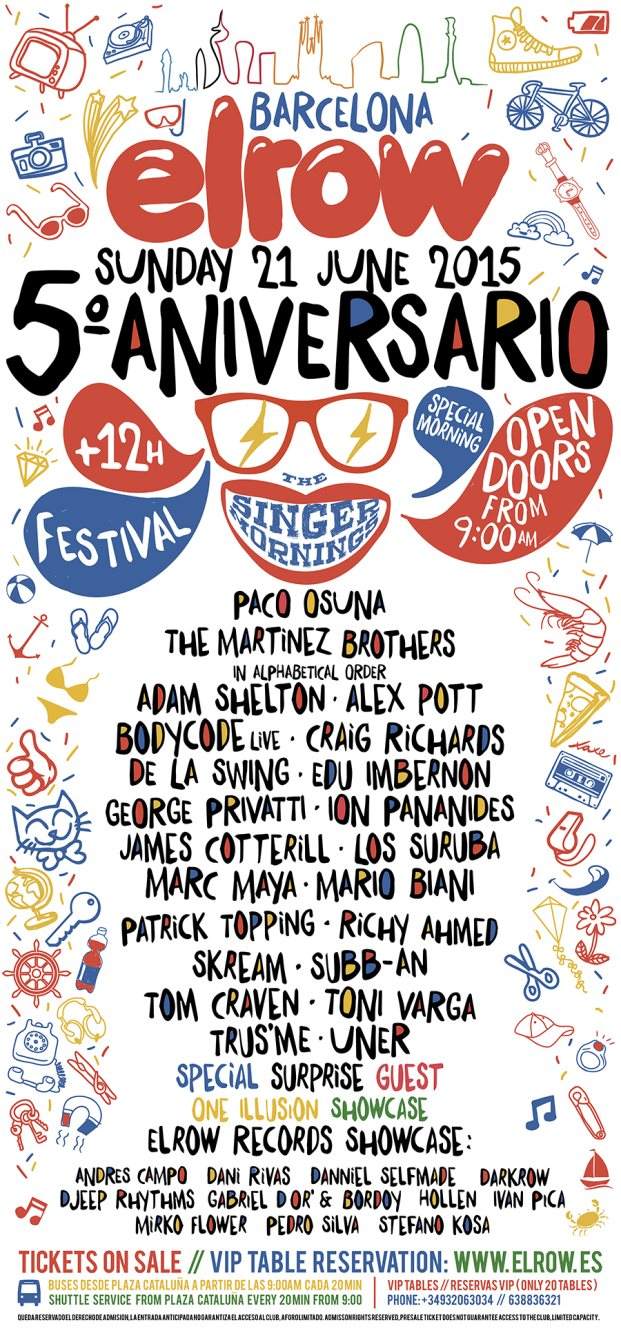 Singermorning Festival with Paco Osuna The Martinez Brothers and Many More - Página trasera