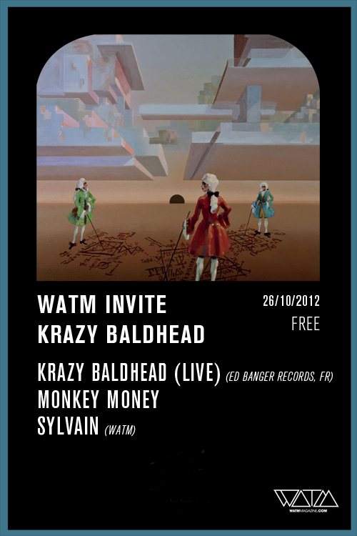 Watm Invite Krazy Baldhead Live - Página frontal