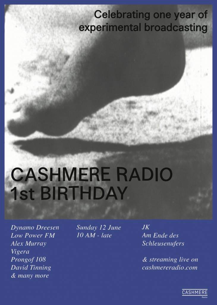 Cashmere Radio 1st Birthday with Dynamo Dreesen, Low Power FM and Many More - Página frontal