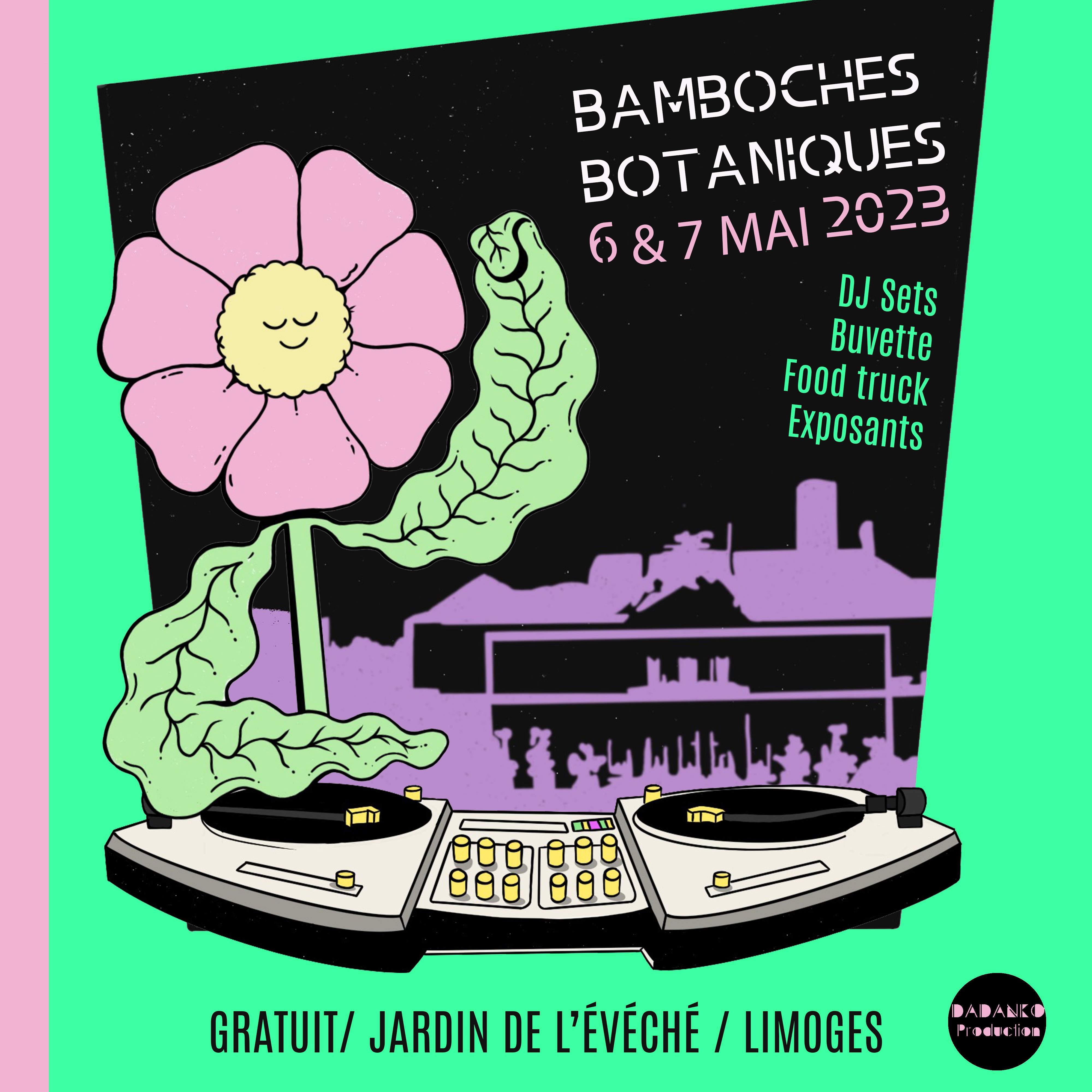 Bamboches Botaniques 2023 - フライヤー裏