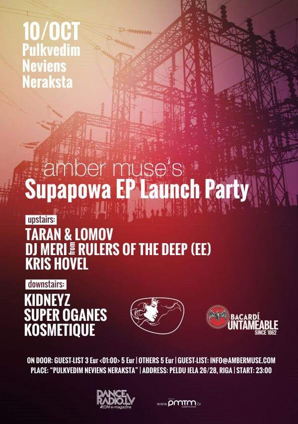 Amber Muse's Supapowa EP Launch Party - フライヤー表