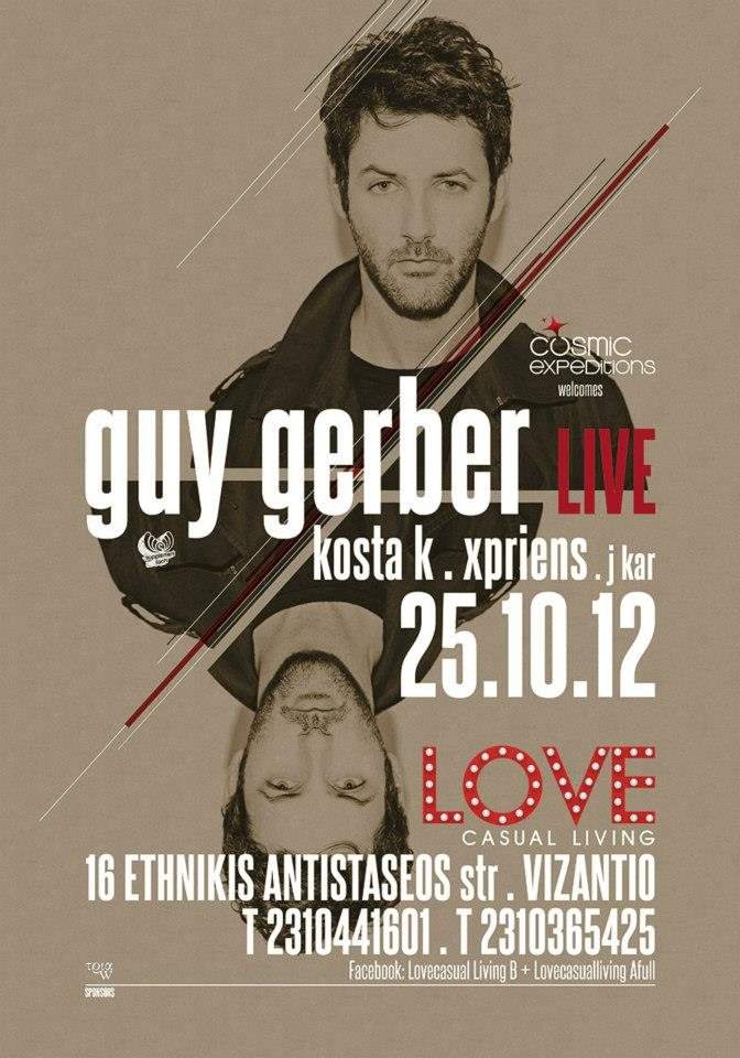 Guy Gerber - Live - Página frontal