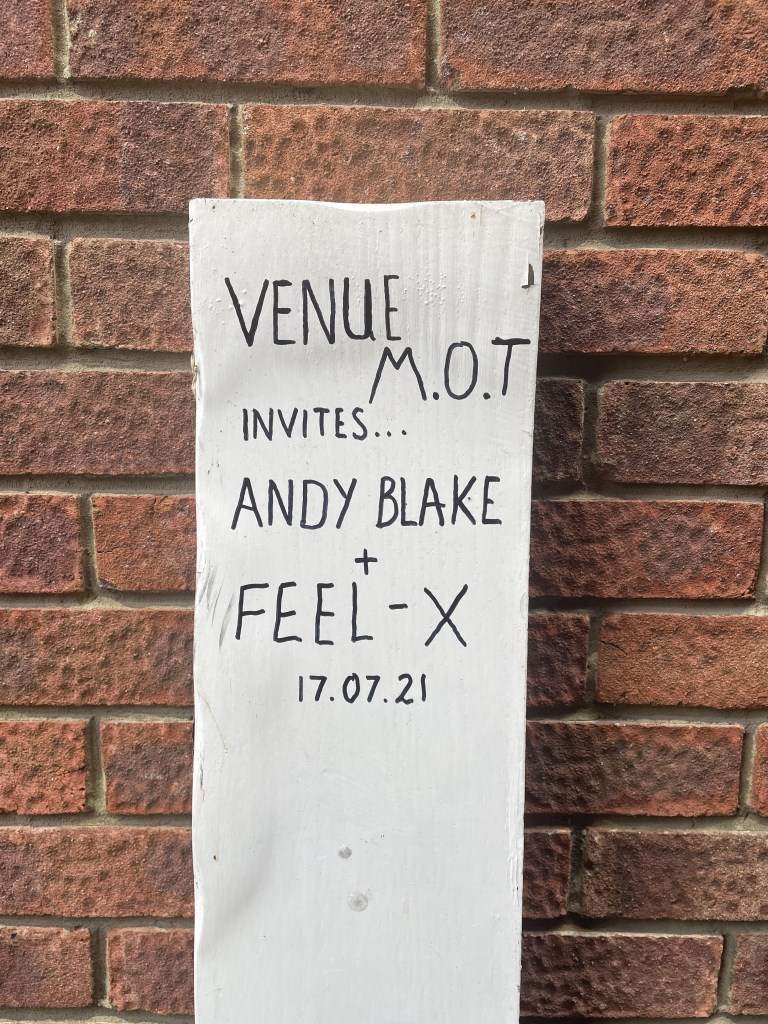 Venue MOT: Andy Blake & Feel-X (Cancelled) - Página frontal