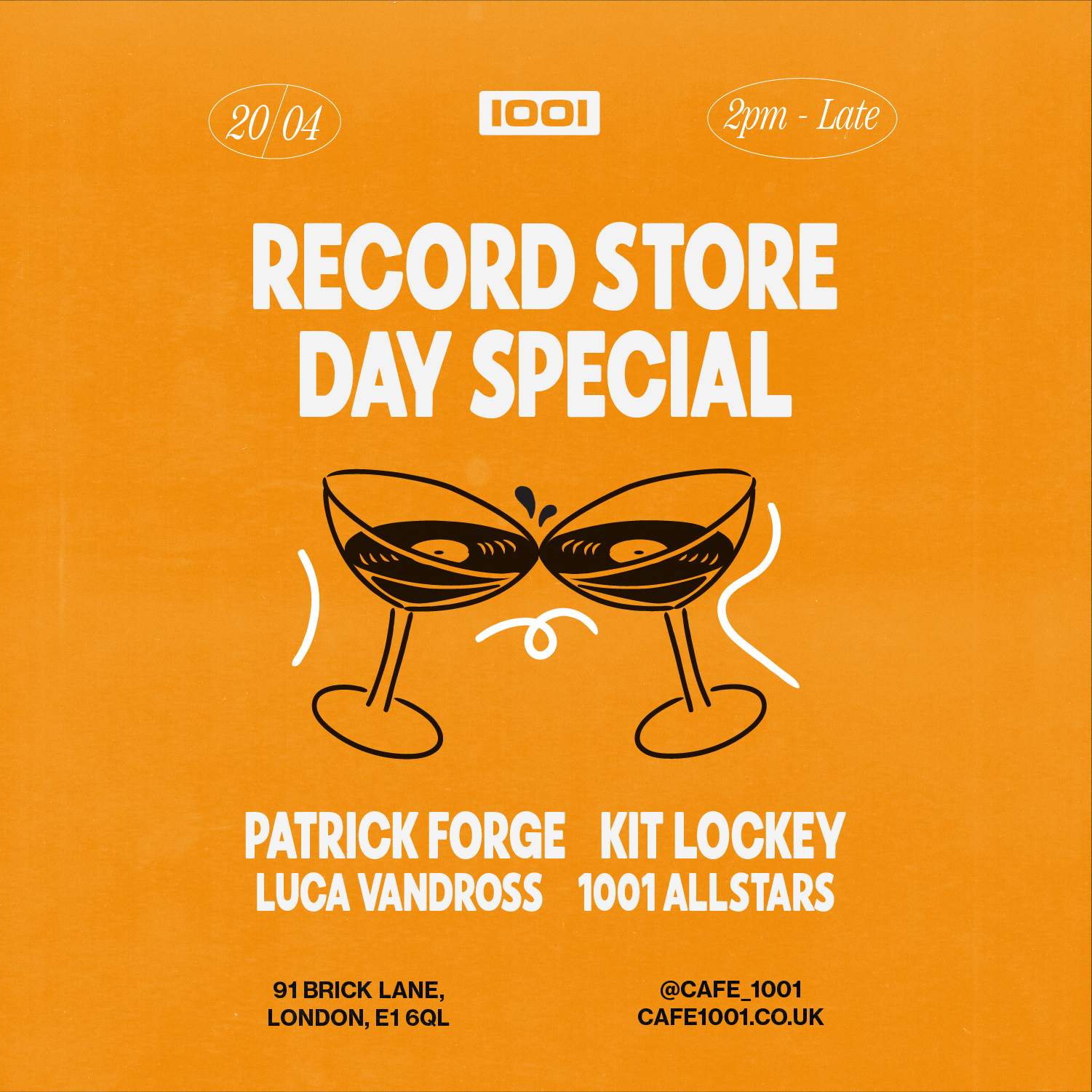 Record Store Day Special with Patrick Forge & Guests - フライヤー表