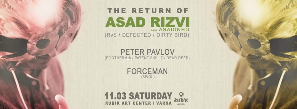 Awol #003 - Asad Rizvi - 11.03.2017 - フライヤー表