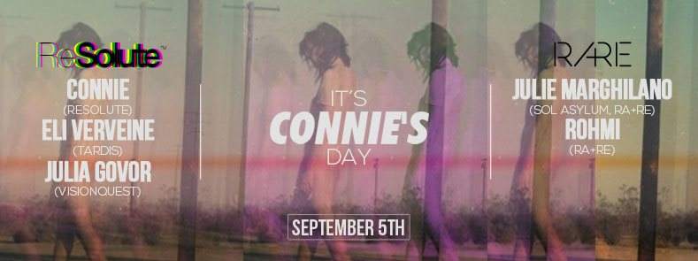 Resolute present: It's Connie's Day with RA+RE - Página frontal