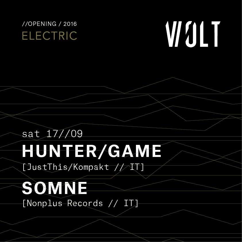 17.09 Electric // Hunter/Game, Somne - Página frontal